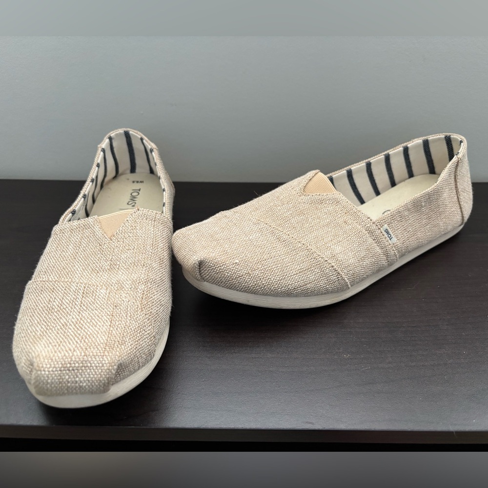 Toms Light Tan Casual Slip-Ons